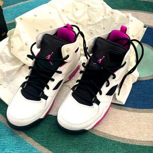 JORDANS Fight Club white black pink